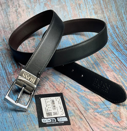 REVERSIBLE BELT IN ITALIAN LEATHER