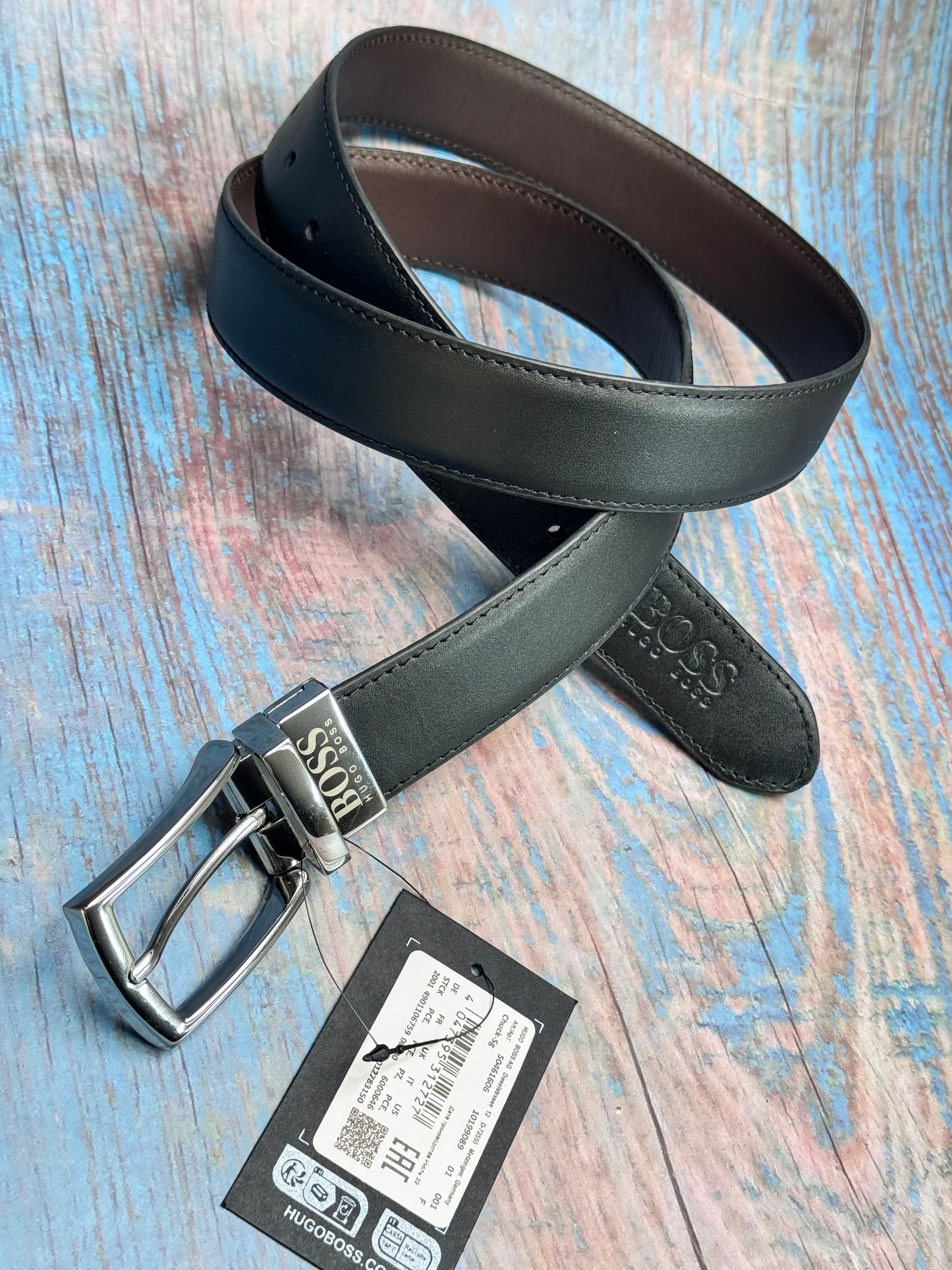 REVERSIBLE BELT IN ITALIAN LEATHER