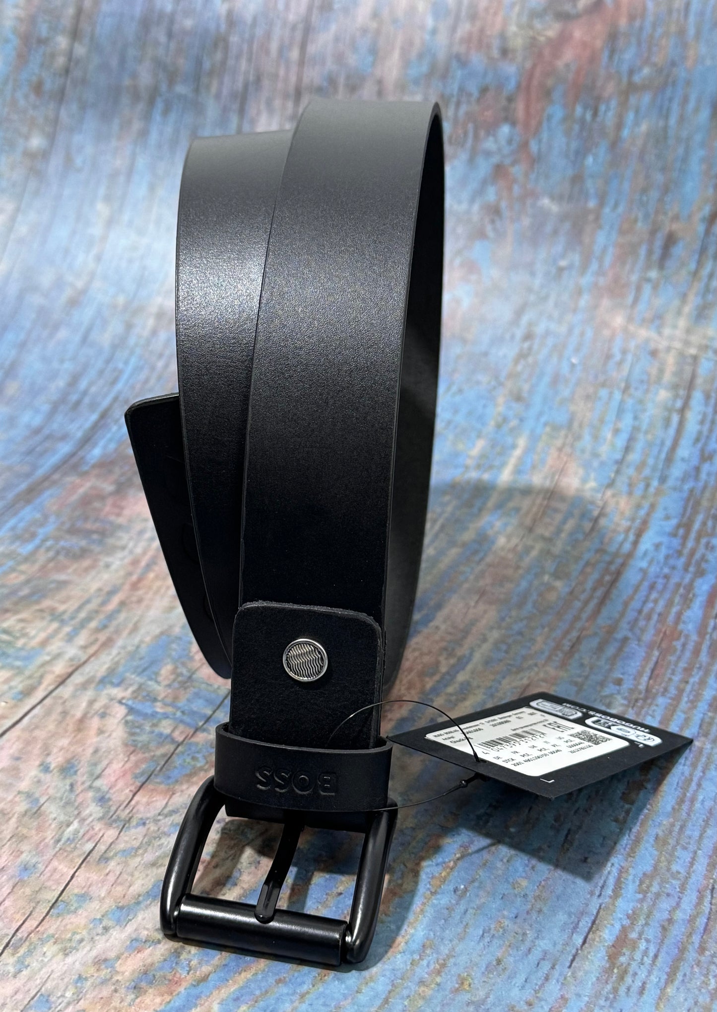 ITALIAN LEATHER BELT WITH TONAL BUCKLE