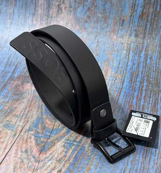 ITALIAN LEATHER BELT WITH TONAL BUCKLE