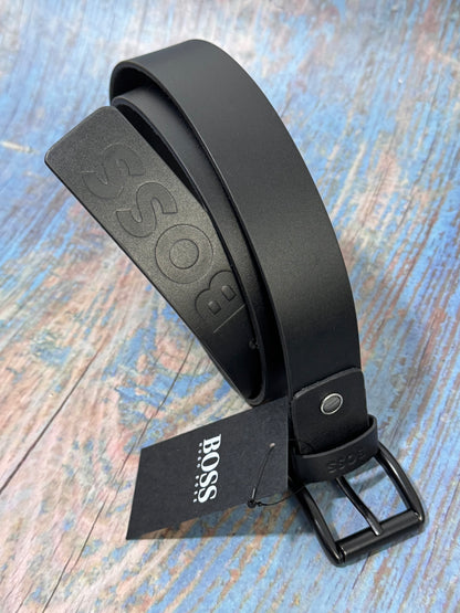 ITALIAN LEATHER BELT WITH TONAL BUCKLE