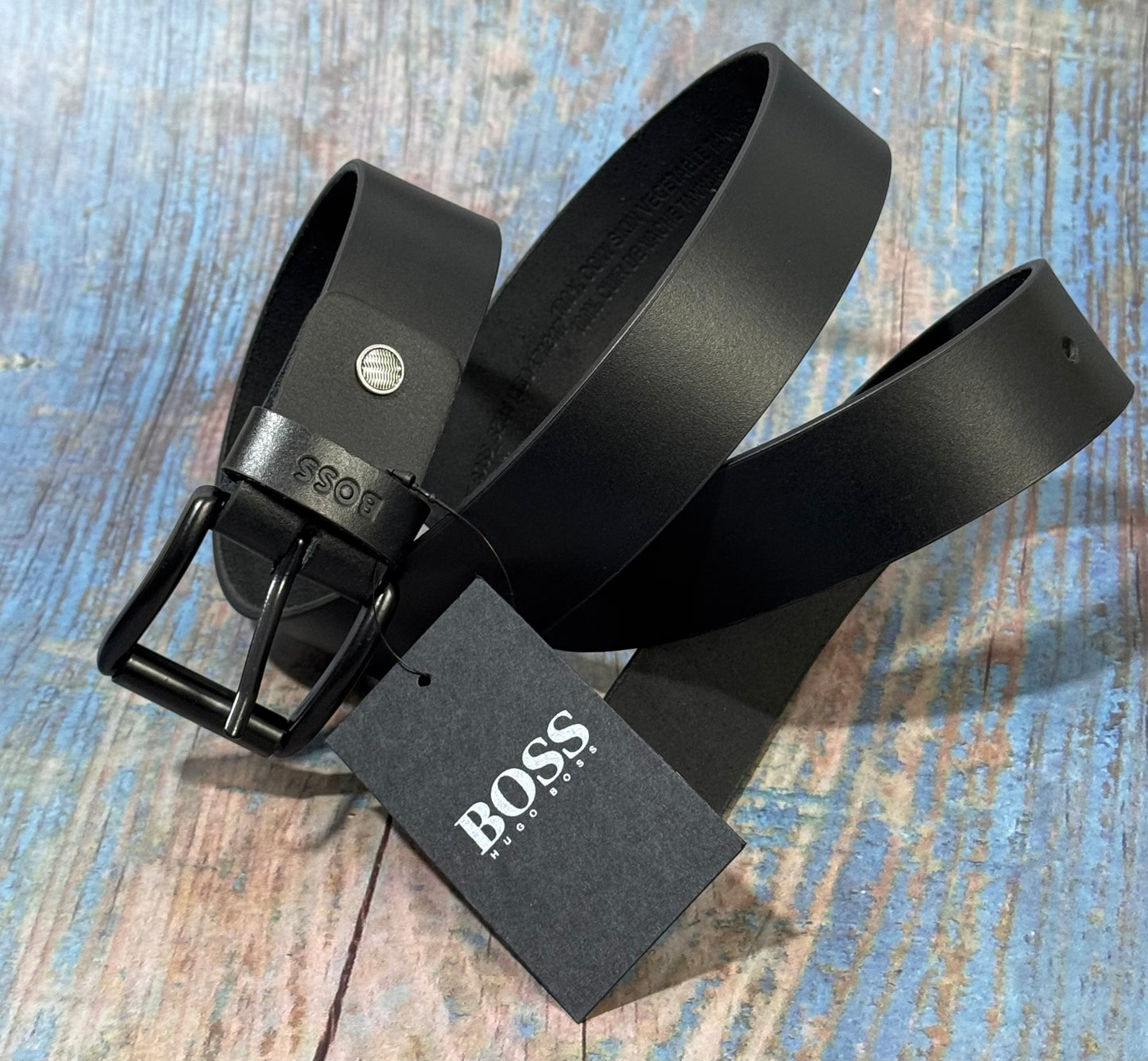 ITALIAN LEATHER BELT WITH TONAL BUCKLE