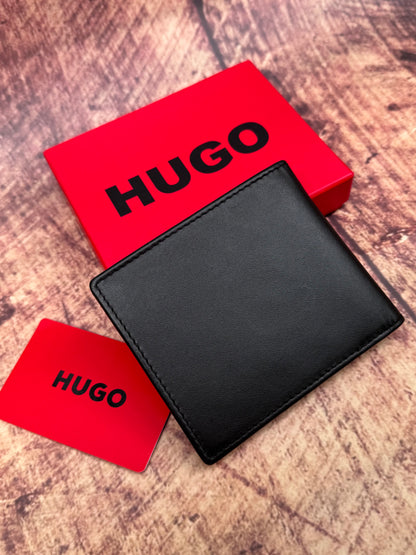 BLACK LEATHER WALLET TIBBY