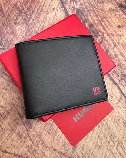 BLACK LEATHER WALLET TIBBY